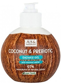 Гель для душу - Jus & Mionsh Coconut & Prebiotic Shower Gel — фото N1