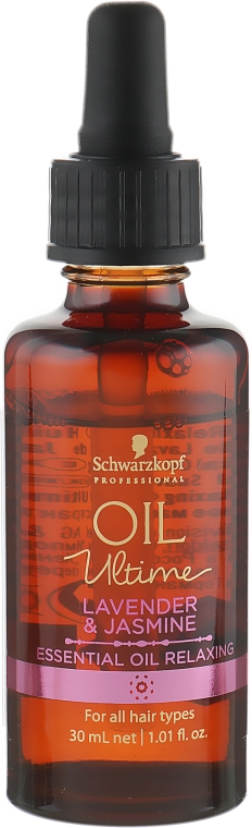 Розслаблювальна ефірна олія з лавандою та жасмином - Schwarzkopf Professional Oil Ultime Essential Oil Relaxing — фото N3