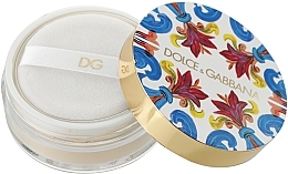 Розсипчаста пудра для обличчя - Dolce & Gabbana Solar Glow Translucent Loose Setting Powder — фото N3
