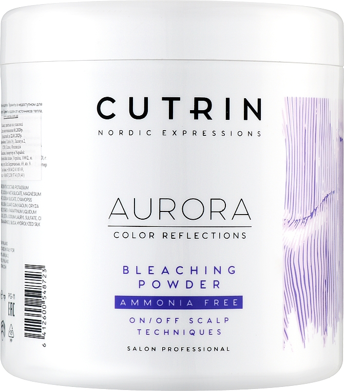 Освітлювальний порошок без запаху та аміаку - Cutrin Aurora Bleach Powder No Ammonia — фото N1