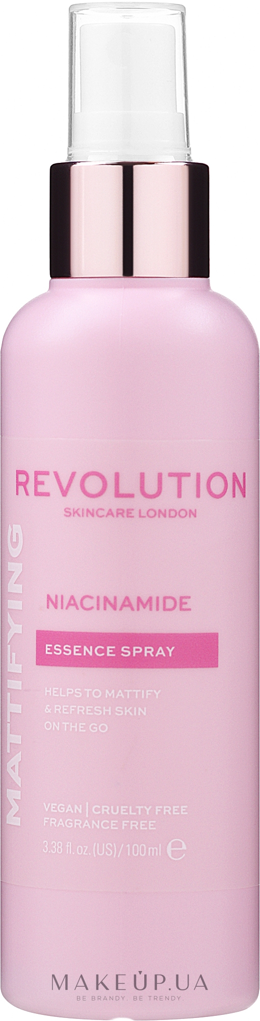 Спрей для обличчя - Revolution Skincare Niacinamide Mattifying Essence Spray — фото 100ml