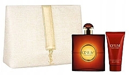 Духи, Парфюмерия, косметика Yves Saint Laurent Opium - Набор (edt/50ml + b/lot/50ml + pouch)