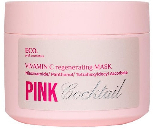 Маска для лица - Eco.prof.cosmetics Pink Coctail VIT C Regeneration Mask — фото N1