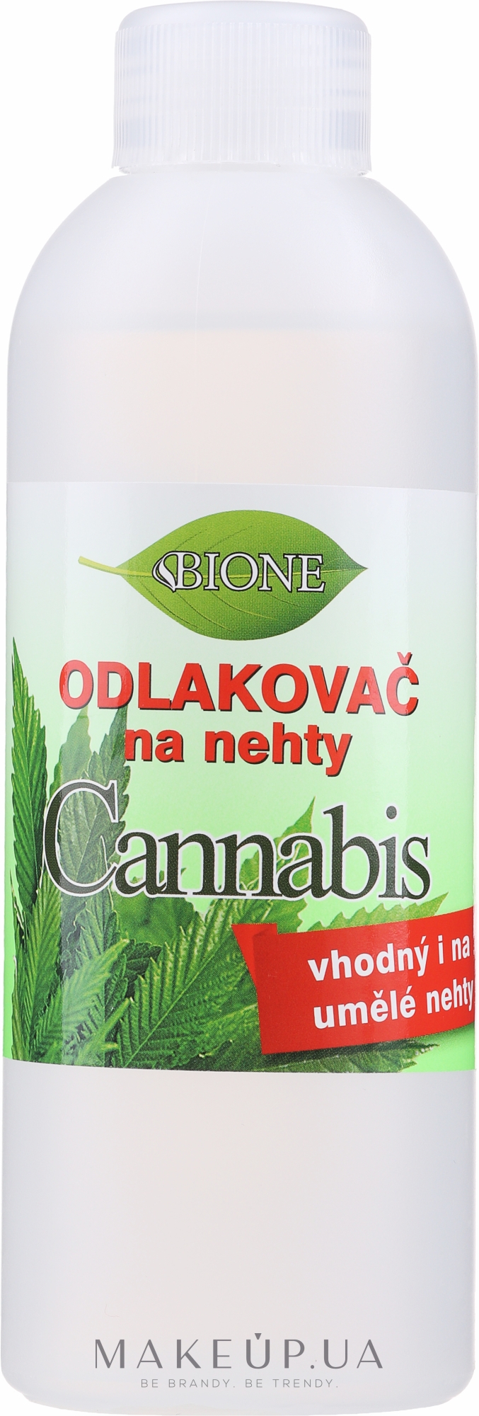 Рідина для зняття лаку - Bione Cosmetics Cannabis Nail Polish Remover — фото 200ml