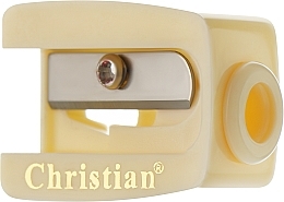 Духи, Парфюмерия, косметика Точилка для карандашей одинарная CSH-53, желтая - Christian