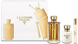 Парфумерія, косметика Prada La Femme Prada - Набір (edp/100ml + b/lot/100ml + edp/mini/10ml)