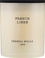 Cereria Molla French Linen - Ароматическая свеча — фото N1