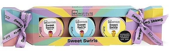 Набір - IDC Institute Sweet Swirls Lip Trio (l/scrub/20ml + l/balm/20ml + l/butter/20ml) — фото N1