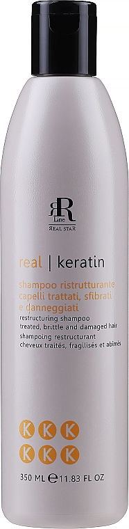 Шампунь для реконструкции волос - RR Line Keratin Star — фото N1