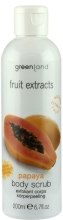 Духи, Парфюмерия, косметика Скраб для тела "Папайя" - Greenland Fruit Extracts Body Scrub Papaya