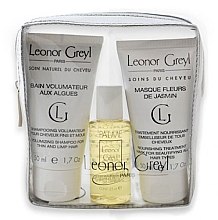 Парфумерія, косметика Дорожній набір для волосся - Leonor Greyl Travel Kit (shm/50ml + oil/25ml + mask/50ml)