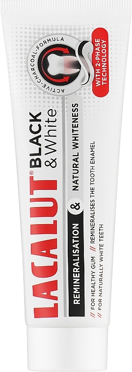 Зубна паста - Lacalut Black & White