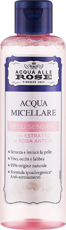 Мицеллярная вода для чувствительной кожи - Roberts Acqua alle Rose Micellar Water Sensitive — фото N1