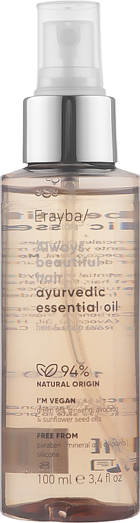 Олія для волосся - Erayba ABH Ayurvedic Essential Oil — фото N1