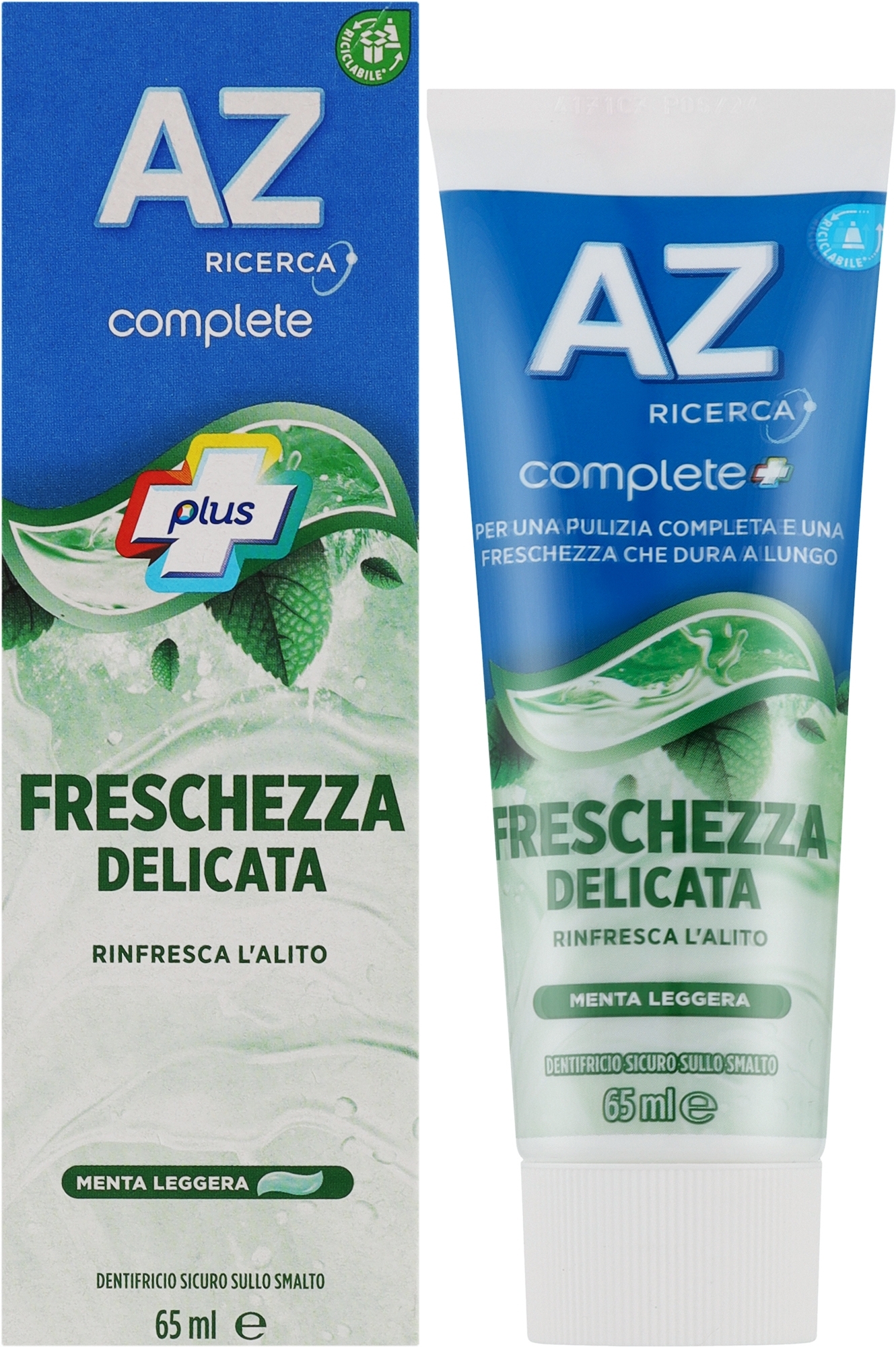 Зубная паста для чувствительных зубов - AZ Ricerca Complete Plus  — фото 75ml