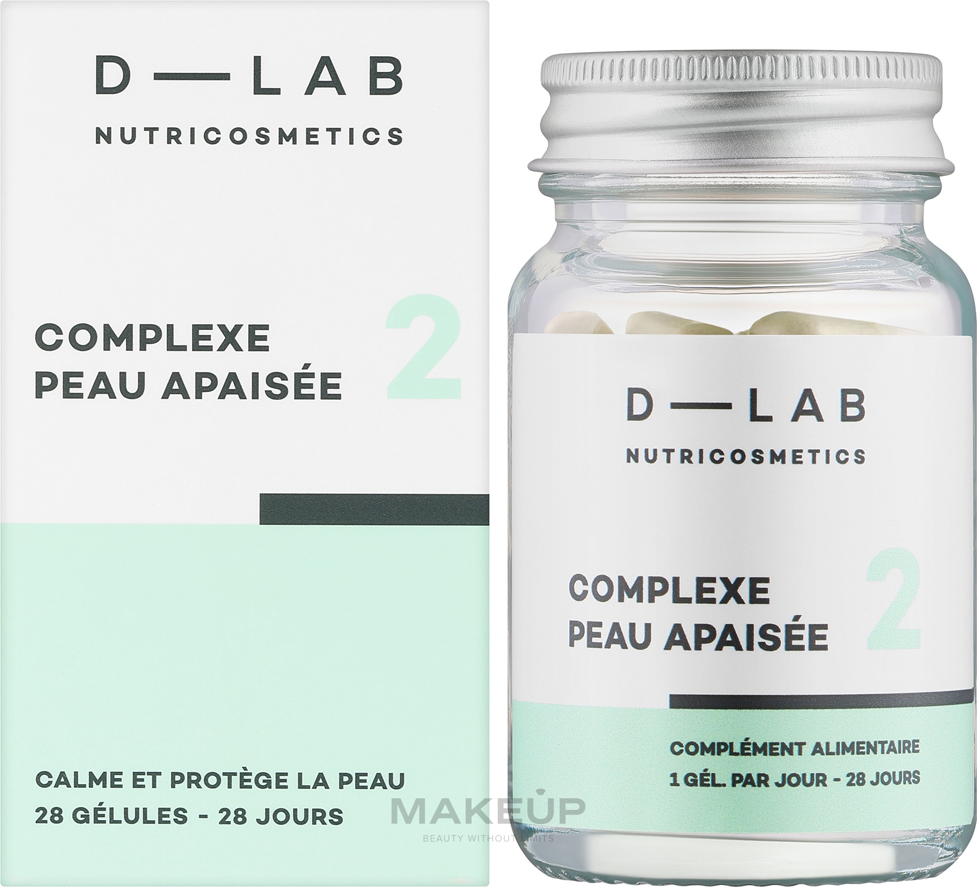 Пищевая добавка "Успокаивающий комплекс для кожи" - D-Lab Nutricosmetics Skin Calming Complex — фото 28шт