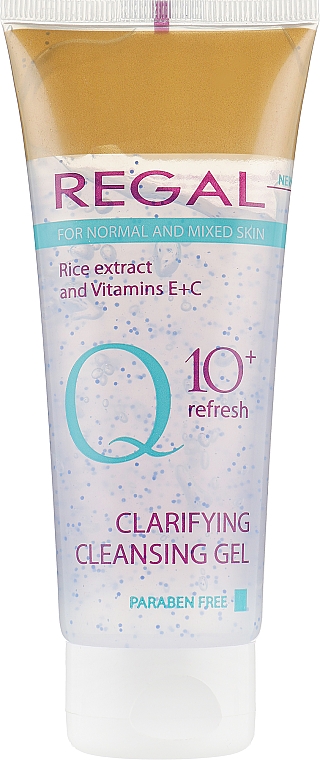 Очищающий гель для умывания для нормальной и комбинированной кожи - Regal Q10 + Refresh Clarifyng Cleansing Gel — фото N1