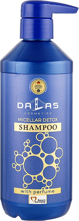 Міцелярний шампунь-детокс для живлення й відновлення волосся - Dalas Micellar Detox Shampoo