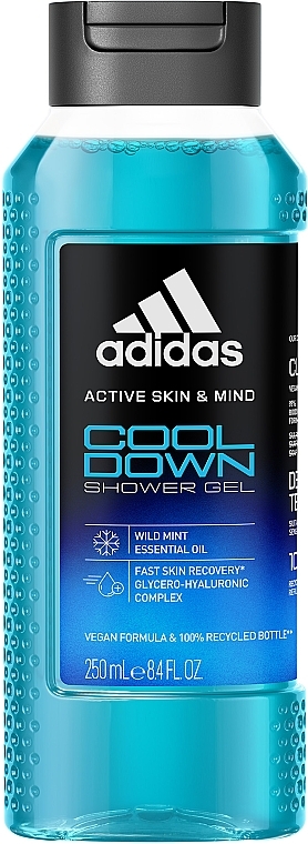 Гель для душа - Adidas Active Skin & Mind Cool Down Shower Gel — фото N1
