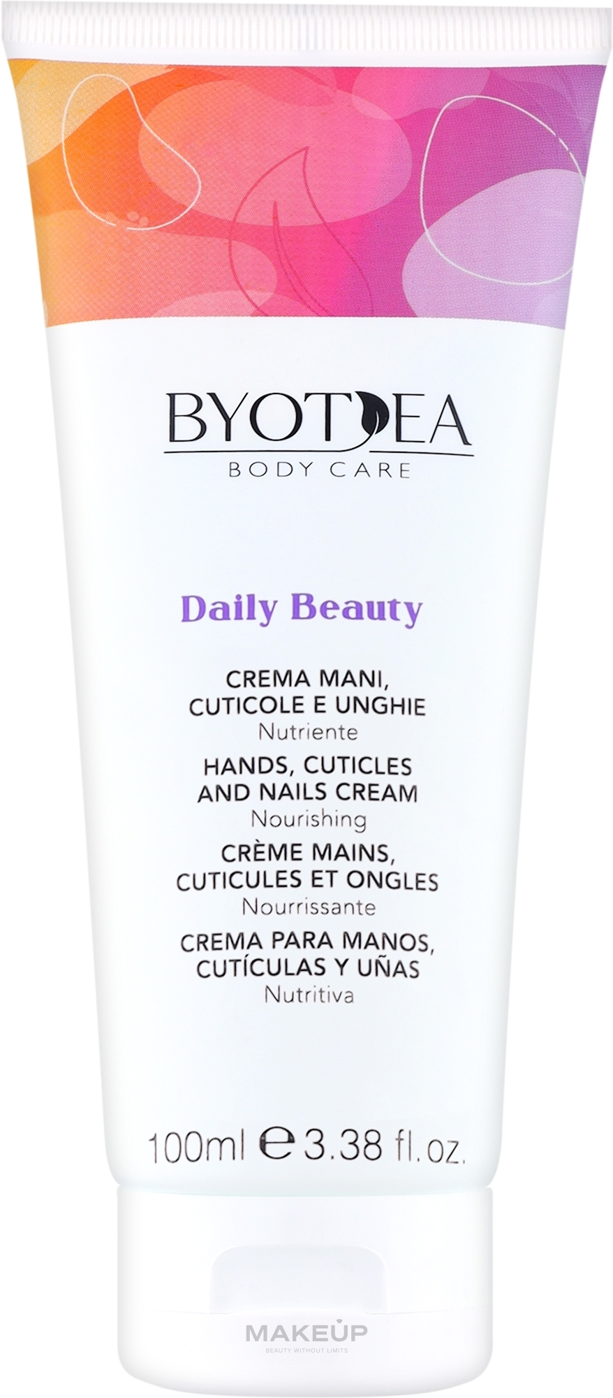 Живильний крем для рук, нігтів і кутикули - Byothea Daily Beauty Hands, Cuticles & Nail Cream — фото 200ml