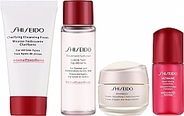 Набор - Shiseido Benefiance Enriched Value Set (f/cr/50ml + foam/15ml + f/lot/30ml + conc/10ml) — фото N3