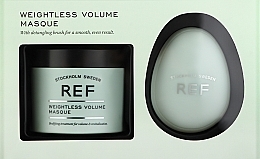 Духи, Парфюмерия, косметика УЦЕНКА Набор - REF Weightless Volume Masque Set (h/mask/250ml + h/brush/1pcs) *