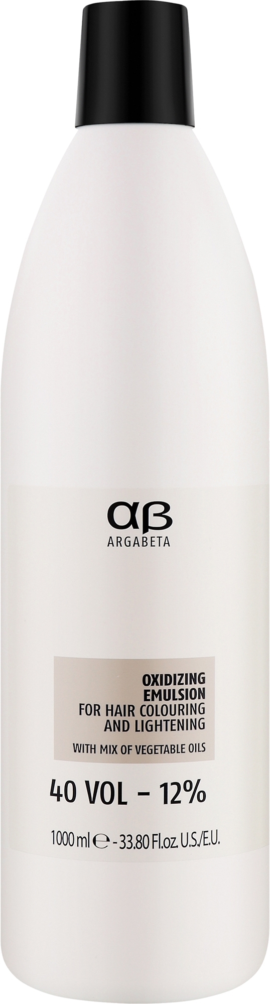 Окислювач 12% - Dikson ArgaBeta Professional Oxidizing Emulsion — фото 1000ml