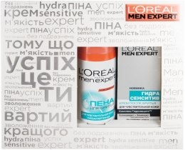 Парфумерія, косметика Набір - LOreal Paris Men Expert Hydra Sensitive (foam/200ml + a/sh/cr/75ml)