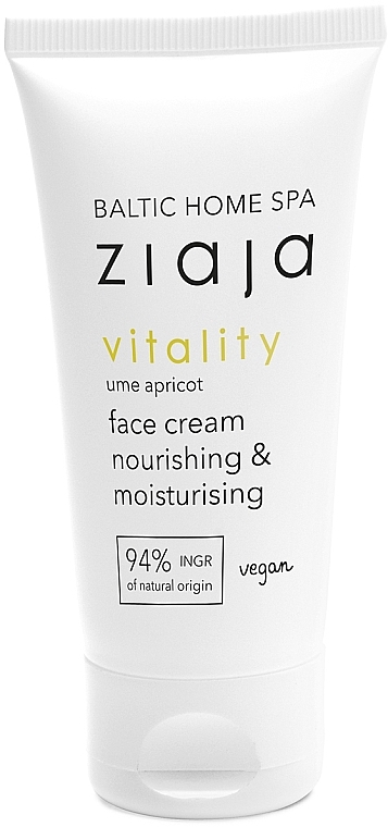 Зволожувальний живильний крем для обличчя - Ziaja Baltic Home Spa Vitality — фото N1