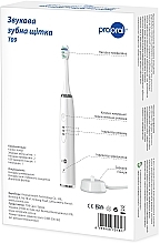 Звуковая зубная щетка, белая - Prooral T09 — фото N6