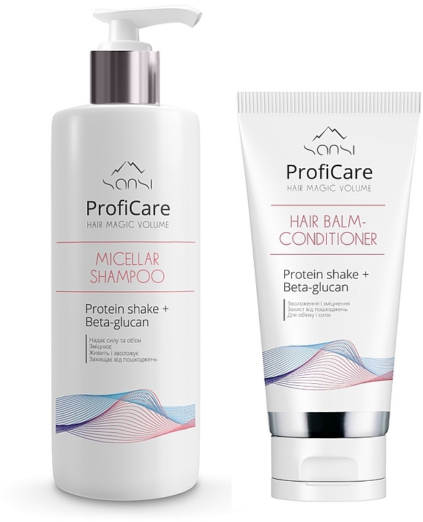 Набор "Hair Magic Volume" - Sansi ProfiCare (shm/400ml + cond/200ml) — фото N1