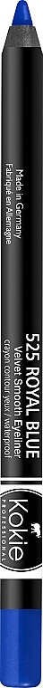 Водостійкий олівець для очей - Kokie Professional Waterproof Velvet Smooth Eyeliner Pencil — фото N1
