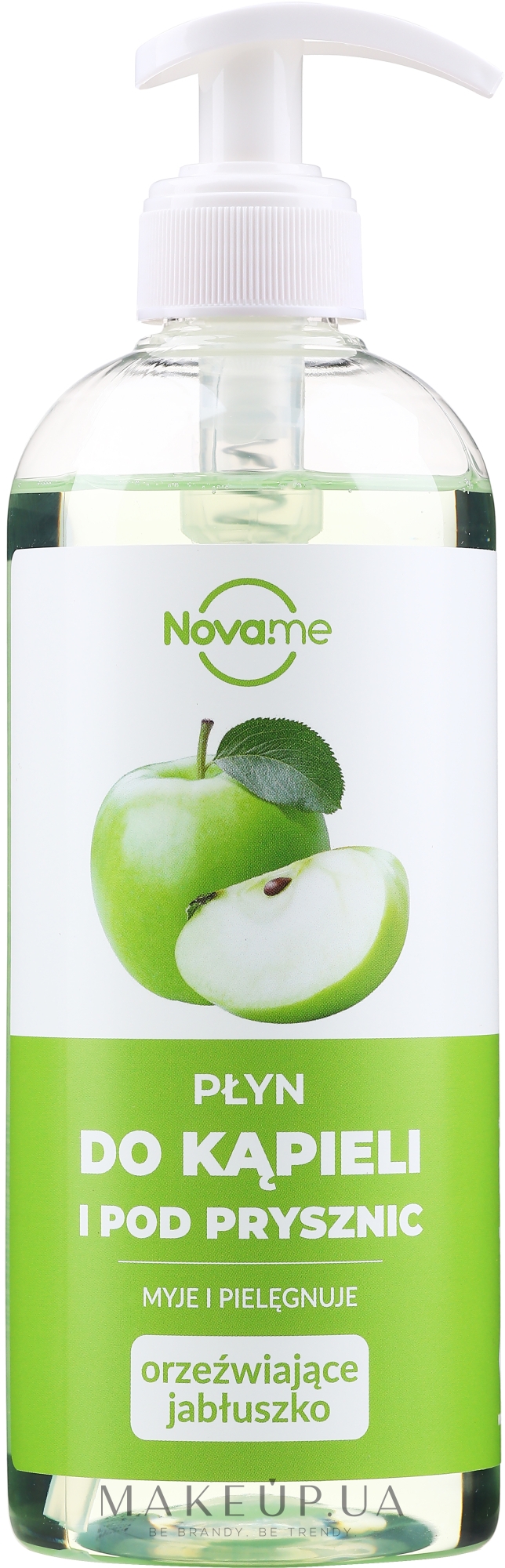 Пена для ванны и душа с экстрактом яблока - Novame Refreshing Apple — фото 500ml