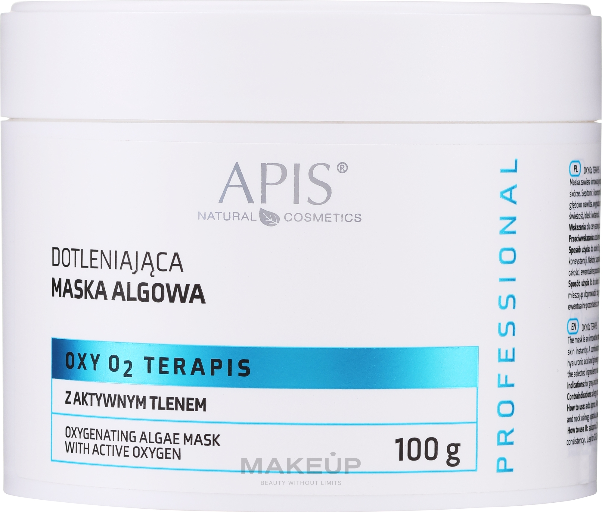 Альгідна маска для обличчя - APIS Professional Oxy O2 Algae Mask — фото 100g