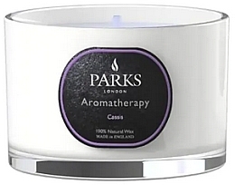 Духи, Парфюмерия, косметика Ароматическая свеча - Parks London Aromatherapy Cassis Candle