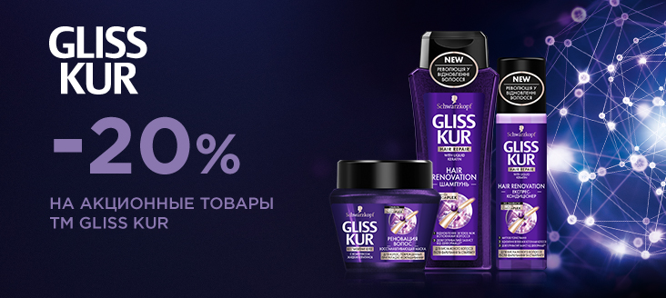 Акция от ТМ Gliss Kur