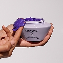 Маска для живлення і нейтралізації небажаного відтінку - Kerastase Blond Absolu Masque Ultra Violet — фото N8