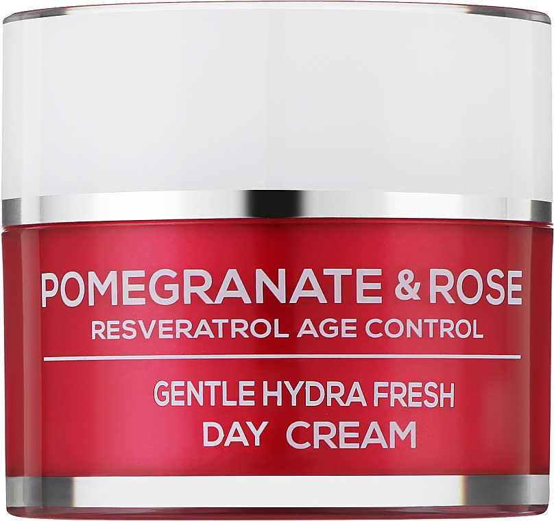 Нежный увлажняющий дневной гиалурон-филлер крем для лица "Гранат и Роза" - BioFresh Via Natural Pomergranate & Rose — фото N1