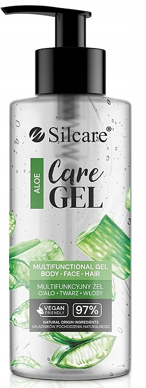 Гель для лица, тела и волос - Silcare Aloe Care Gel  — фото N1