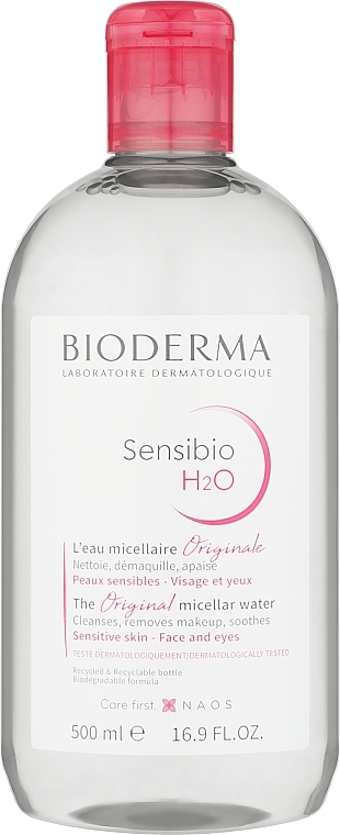 УЦЕНКА Мицеллярная жидкость - Bioderma Sensibio H2O Micellaire Solution * — фото N5