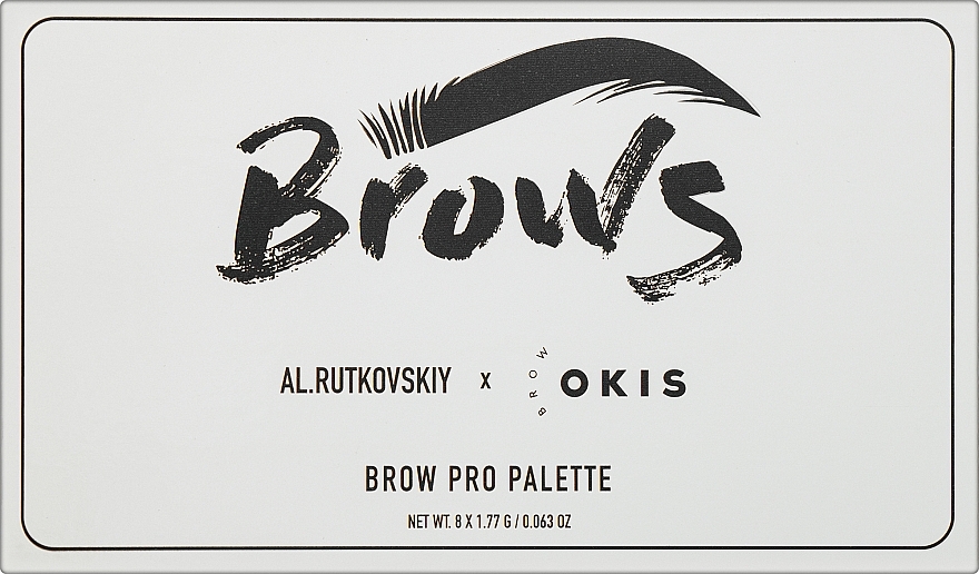 Палетка теней для бровей - Okis Brow Limited Edition — фото N2