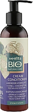 Парфумерія, косметика Крем-кондиціонер для тонкого ослабленого волосся - Venita Bio Natural Lavender Hydrolate Chia Coconut Cream Conditioner