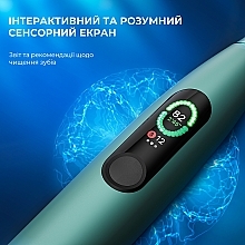 Розумна зубна щітка Oclean X Pro Green - Oclean X Pro Mist Green (OLED) (Global) — фото N16