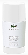 Парфумерія, косметика Lacoste L.12.12 Blanc - Дезодорант