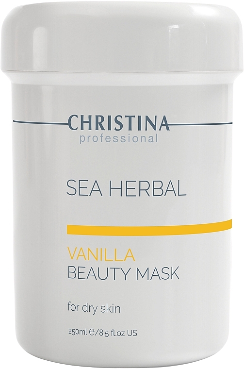 Ванильная маска красоты для сухой кожи - Christina Sea Herbal Beauty Mask Vanilla — фото N3