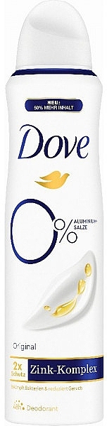 Дезодорант "Original" - Dove Deodorant Original 0% Spray — фото N1
