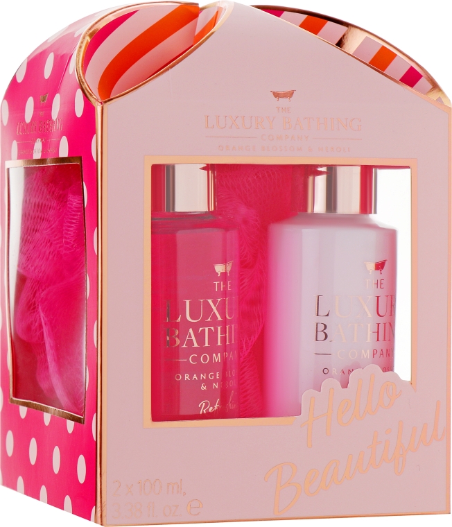 Набір - Grace Cole The Luxury Bathing Orange Blossom & Neroli (sh/gel/100ml + b/cr/100ml + sponge)