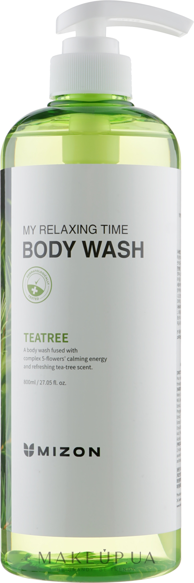 Увлажняющий гель для душа - Mizon My Relaxing Time Body Wash  — фото 800ml