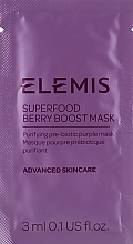 Парфумерія, косметика Ягідна маска-бустер - Elemis Superfood Berry Boost Mask (пробник)