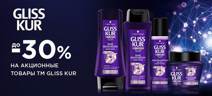 Акция от ТМ Gliss Kur